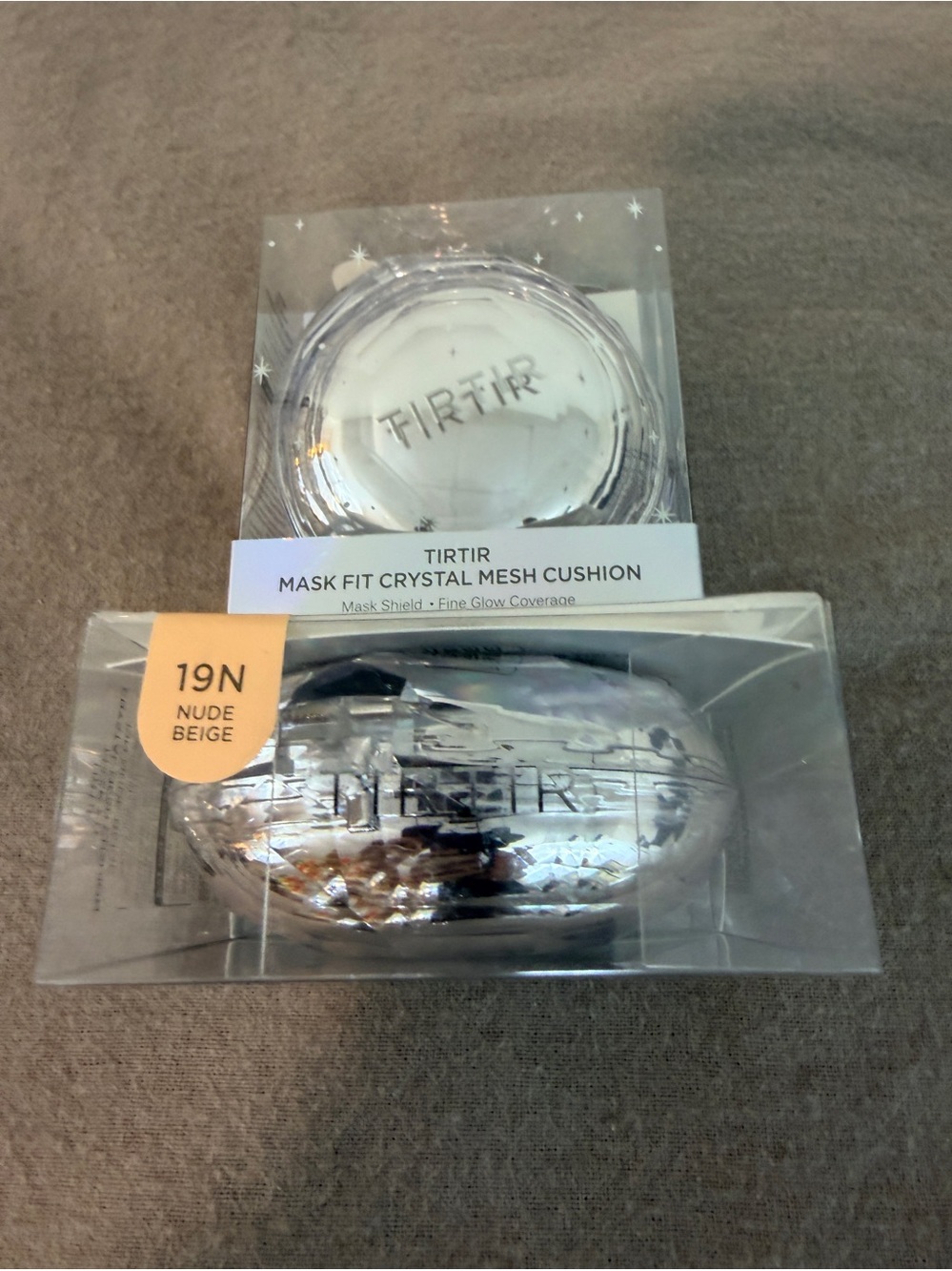 TIRTIR Mask Fit Crystal Mesh Cushion in shade 19N Nude Beige full size unopened.